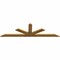 Ekena Millwork Saratoga Timber Gable Bracket, Western Red Cedar, 108"W x 31 1/2"H x 2"D x 6"F, 7/12 Pitch GBW108X31X0206SAR00RWR - alternate 4